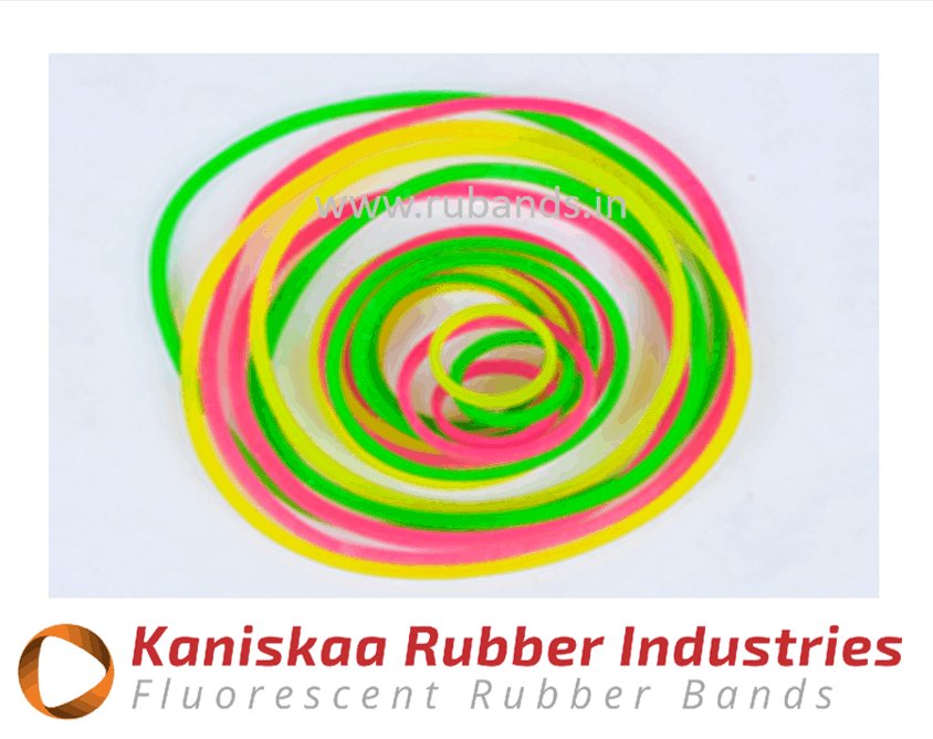 Circular nested rubber bands display