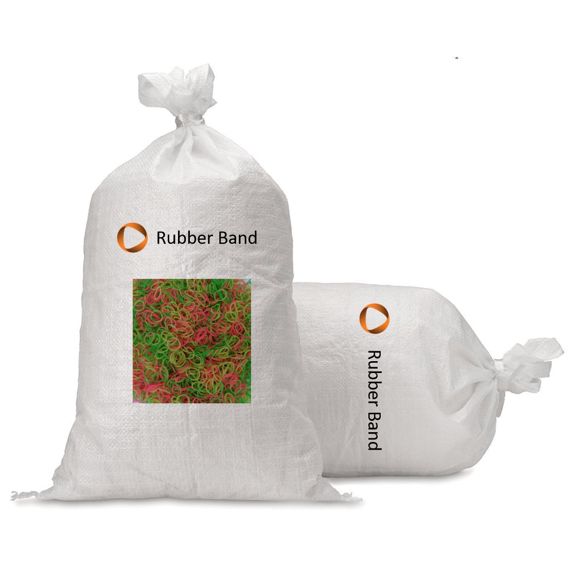 50kg wholesale rubber band bag packing